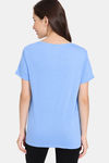 Rosaline Bloom Fest Knit Cotton Top (Pack of 2) -  Blue — thumbnail 4